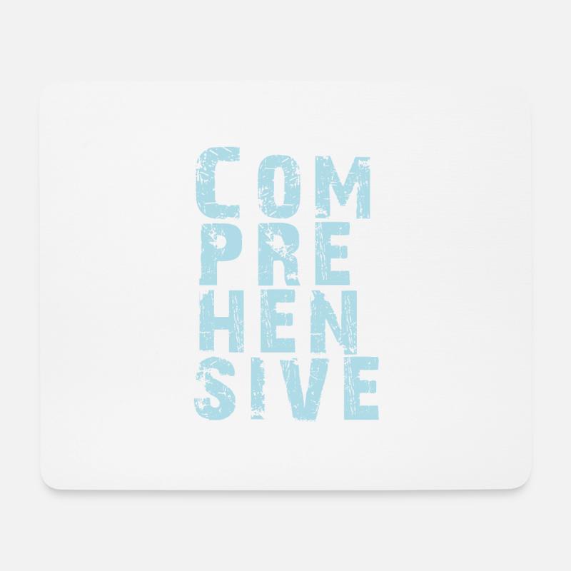 Beherrschung von UMFASSENDEM Wissen - Mousepad (Querformat) - Weiß
