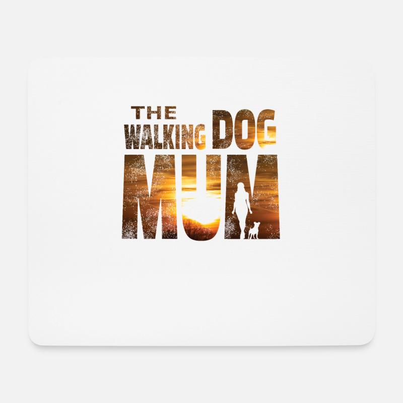 Hundezubehör Terrier Hundebesitzer - Mousepad (Querformat) - Weiß