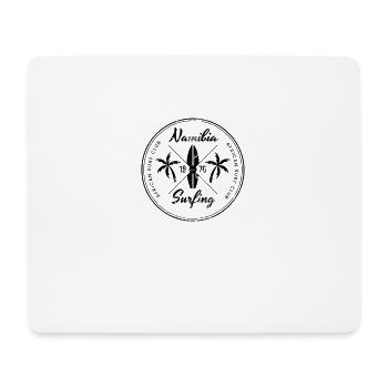 Retro Namibie Afrique Plage Surf Vacances Fan - Tapis de souris (format paysage) - blanc - Devant
