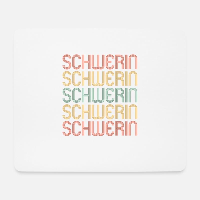Schwerin Schwerinerin Schweriner Stadt Schwerin - Mousepad (Querformat) - Weiß