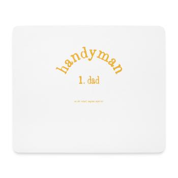 Handyman Definition Description Funny Dad - Mouse Pad (horizontal) - white - Front