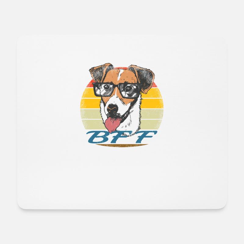 Hundezubehör Terrier Hundebesitzer - Mousepad (Querformat) - Weiß