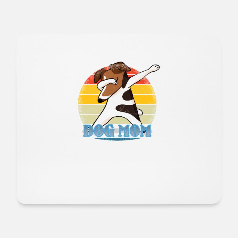 Hundezubehör Terrier Hundebesitzer - Mousepad (Querformat) - Weiß