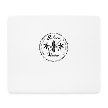 Retro Jalisco Mexico Beach Surfing Fan Vacances - Tapis de souris (format paysage) - blanc - Devant