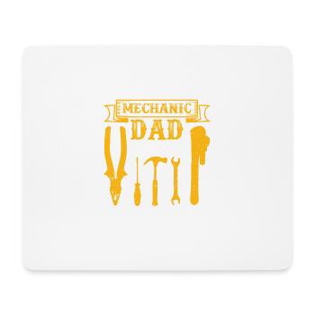 Weltbester Mechaniker-Vater aller Zeiten Stolzer - Mousepad (Querformat) - Weiß - Vorne
