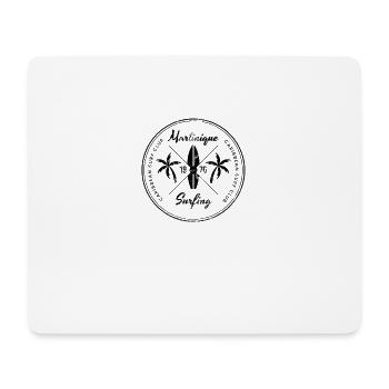 Retro Martinique Beach Surfing Fan Vacances - Tapis de souris (format paysage) - blanc - Devant