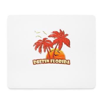 Destin Florida Vintage Sunset - Mouse Pad (horizontal) - white - Front