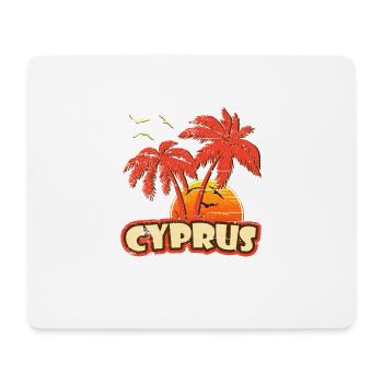 Cyprus Vintage Sunset - Mouse Pad (horizontal) - white - Front