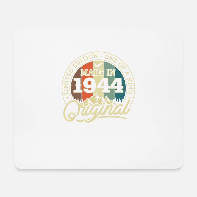 Geburtstagsgeschenk 1944 - Mousepad (Querformat) - Weiß