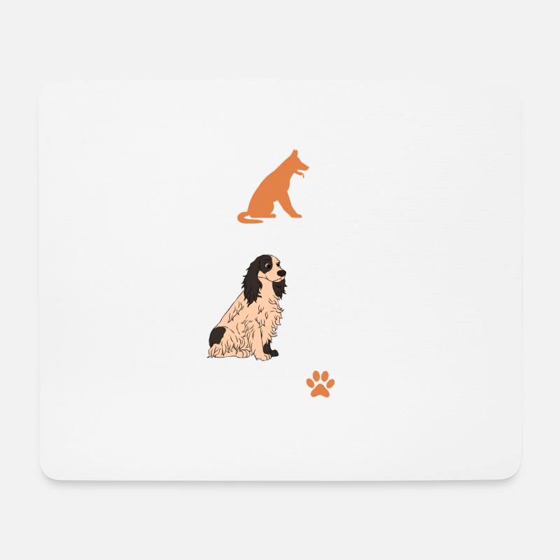 Life Is Too Short To Only Rescue One Dog - Mousepad (Querformat) - Weiß