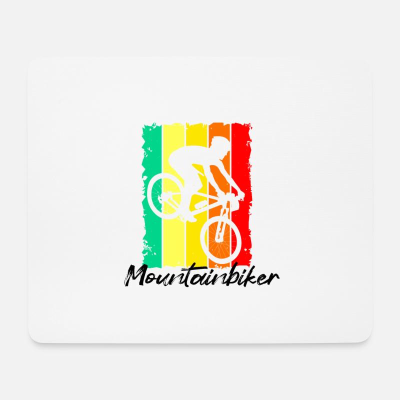 Bicycle - Mouse Pad (horizontal) - white