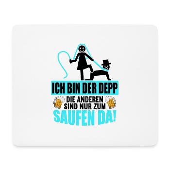 Junggesellenabschied Poltern Polterabend JGA - Mousepad (Querformat) - Weiß - Vorne