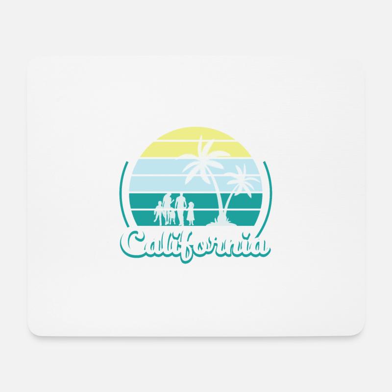Family Vacation - Mousepad (Querformat) - Weiß