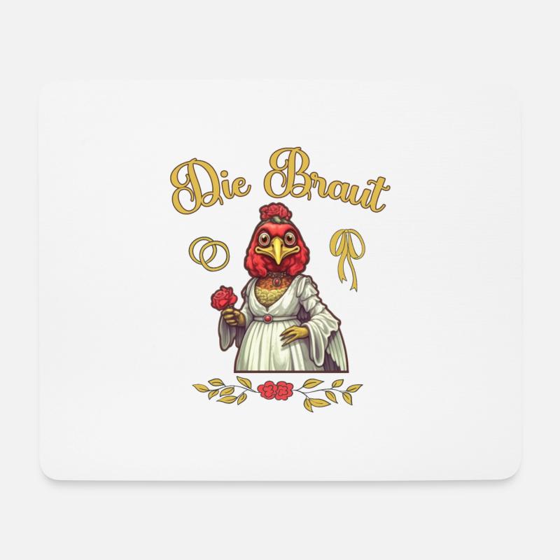 Junggesellinnenabschied Frauen Polterabend JGA - Mousepad (Querformat) - Weiß