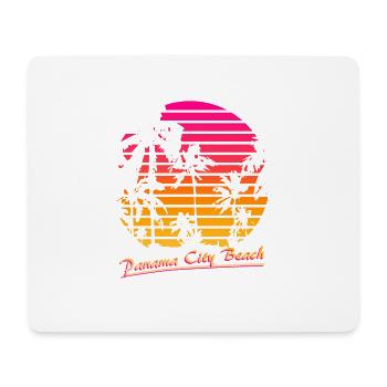 Panama City Beach - Tapis de souris (format paysage) - blanc - Devant