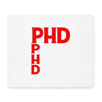 Ph.D. Poursuivre ses rêves 8 - Tapis de souris (format paysage) - blanc - Devant