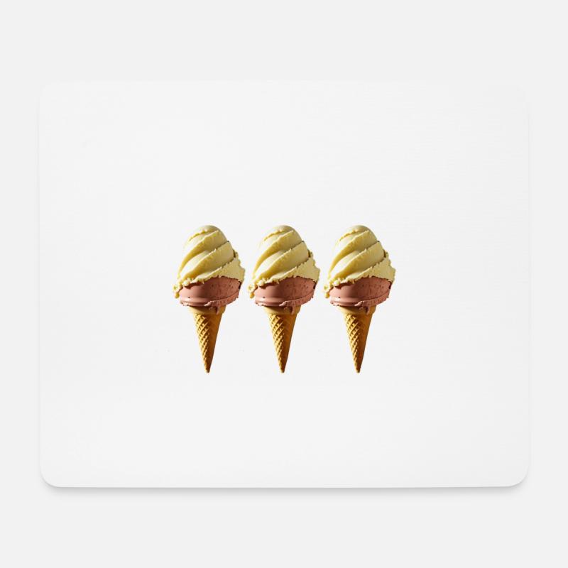 Eiszeit - Mousepad (Querformat) - Weiß