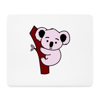 koala - Tapis de souris (format paysage) - blanc - Devant