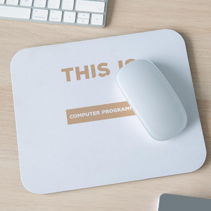 This Is What A Great Computer Programmer Looks Mouse Pad (horizontal)