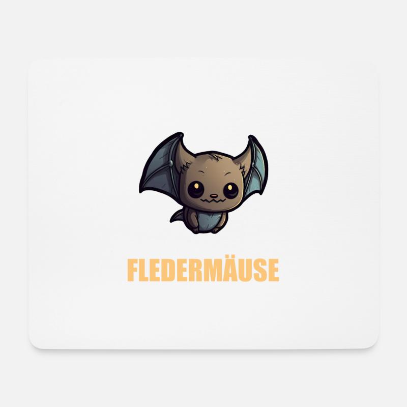 Mir reichts ich gehe Fledermäuse streicheln - Mousepad (Querformat) - Weiß