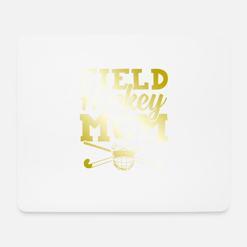 feldhockey mama - Mousepad (Querformat) - Weiß