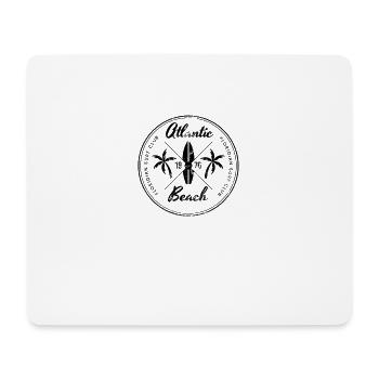 Retro Atlantic Beach Florida Beach Surfing Fan - Mousepad (Querformat) - Weiß - Vorne