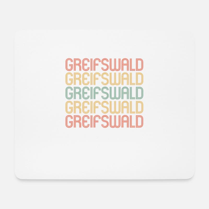 Greifswalderin Greifswalder Greifswald - Mousepad (Querformat) - Weiß