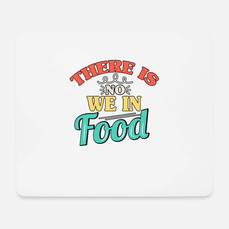 Nein Wir im Essen - Mousepad (Querformat) - Weiß