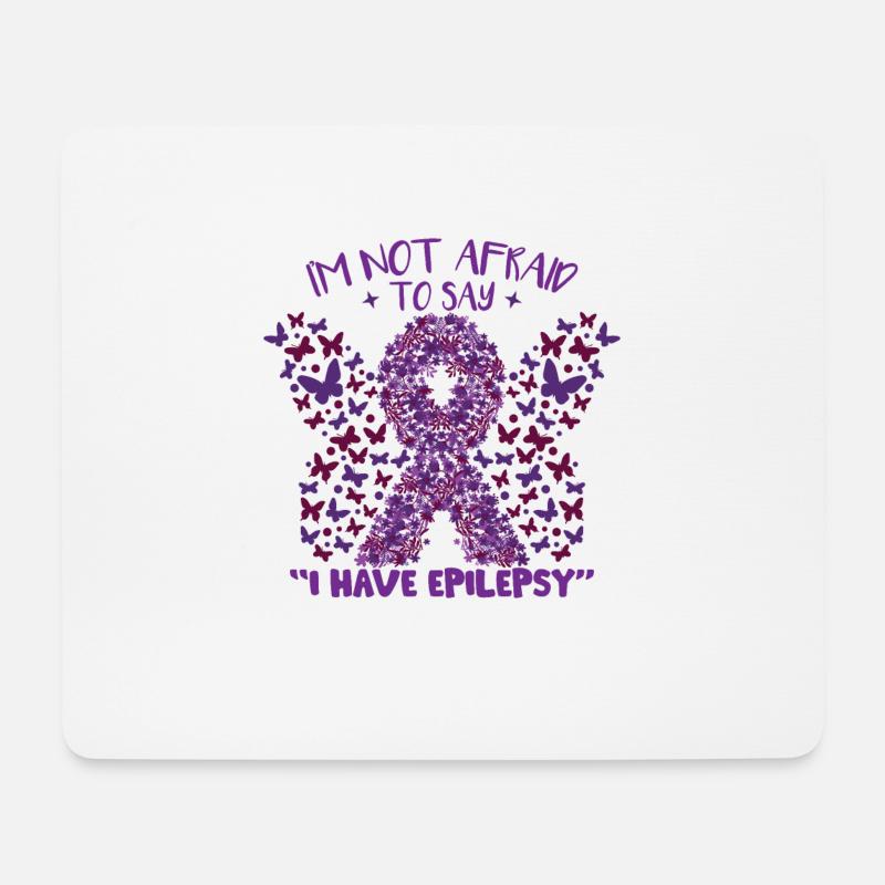 Ich habe Epilepsie - Mousepad (Querformat) - Weiß