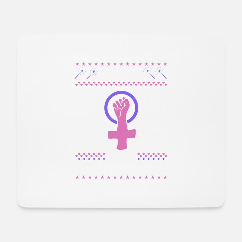 Hex The Patriarchy - Mousepad (Querformat) - Weiß