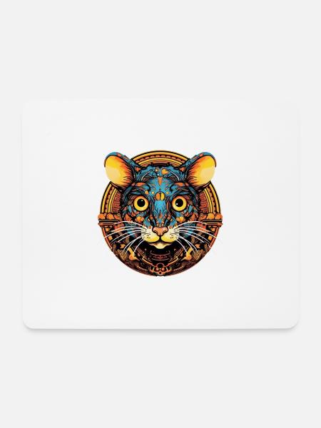 Cheddar Cheese Maus - Mousepad (Querformat) - Weiß