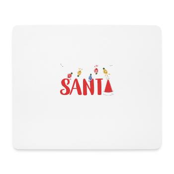 Most likely to offer Santa Claus a beer - Mouse Pad (horizontal) - white - Front