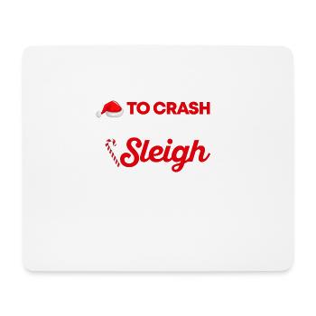 Der wahrscheinlichste Absturz des Schlittens - Mousepad (Querformat) - Weiß - Vorne