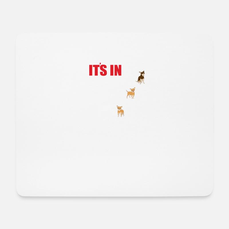 Hund Chihuahua Hundebesitzer Gechenkidee - Mousepad (Querformat) - Weiß