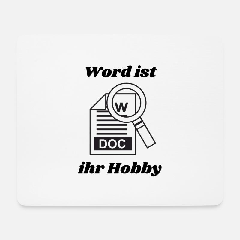 Witziger Serientitel - Optimal für Karneval, Malle - Mousepad (Querformat) - Weiß