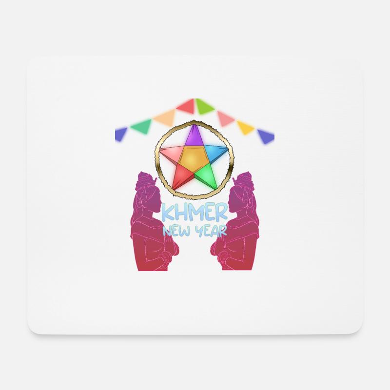 Kambodscha Khmer Neujahr Choul Chnam I Geschenk - Mousepad (Querformat) - Weiß
