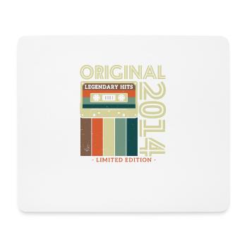 Vintage Geburtstagsgeschenk 9-10 Jahre - Mousepad (Querformat) - Weiß - Vorne