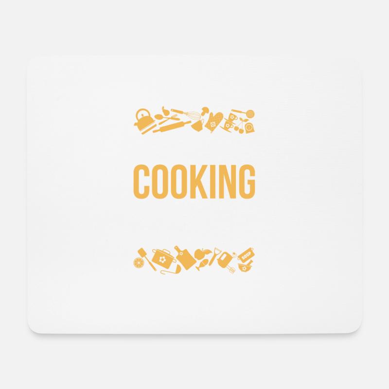 This Is My Cooking Shirt Lustig Backen Hobbykoch - Mousepad (Querformat) - Weiß