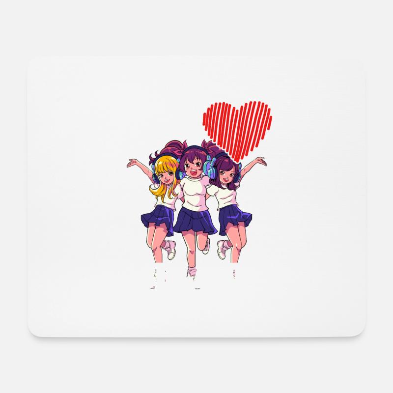 Ich Liebe Schlager - Mousepad (Querformat) - Weiß