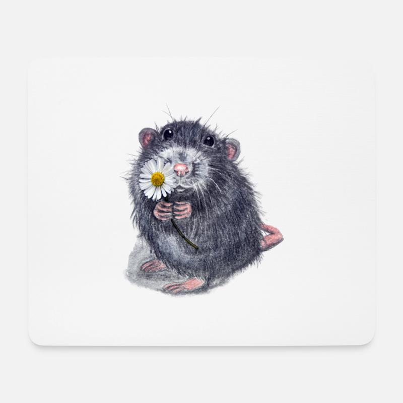 Ouzimade - Mouse Pad (horizontal) - white