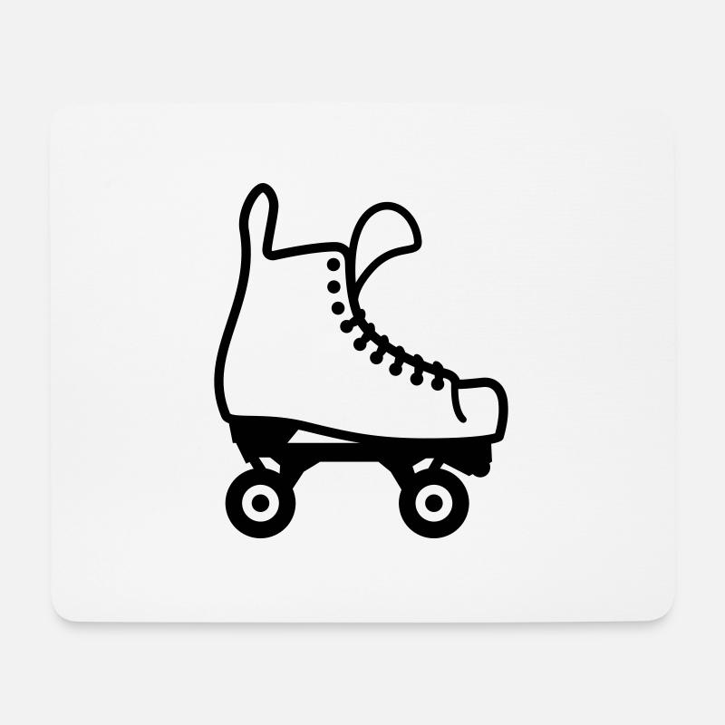 hockey roller skate - Mouse Pad (horizontal) - white