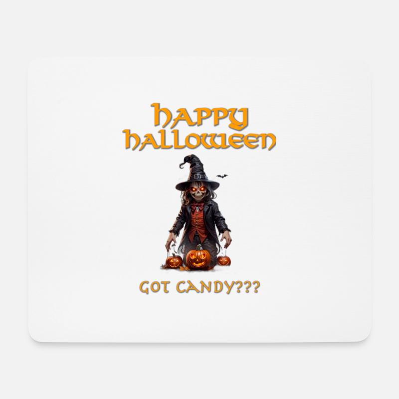 Halloween dämonen kind - Mousepad (Querformat) - Weiß