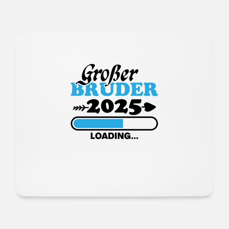 Großer Bruder 2025 - Mousepad (Querformat) - Weiß