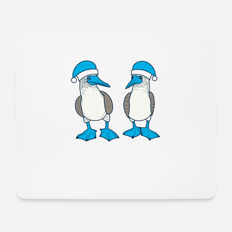 Galapagos Christmas - Mousepad (Querformat) - Weiß