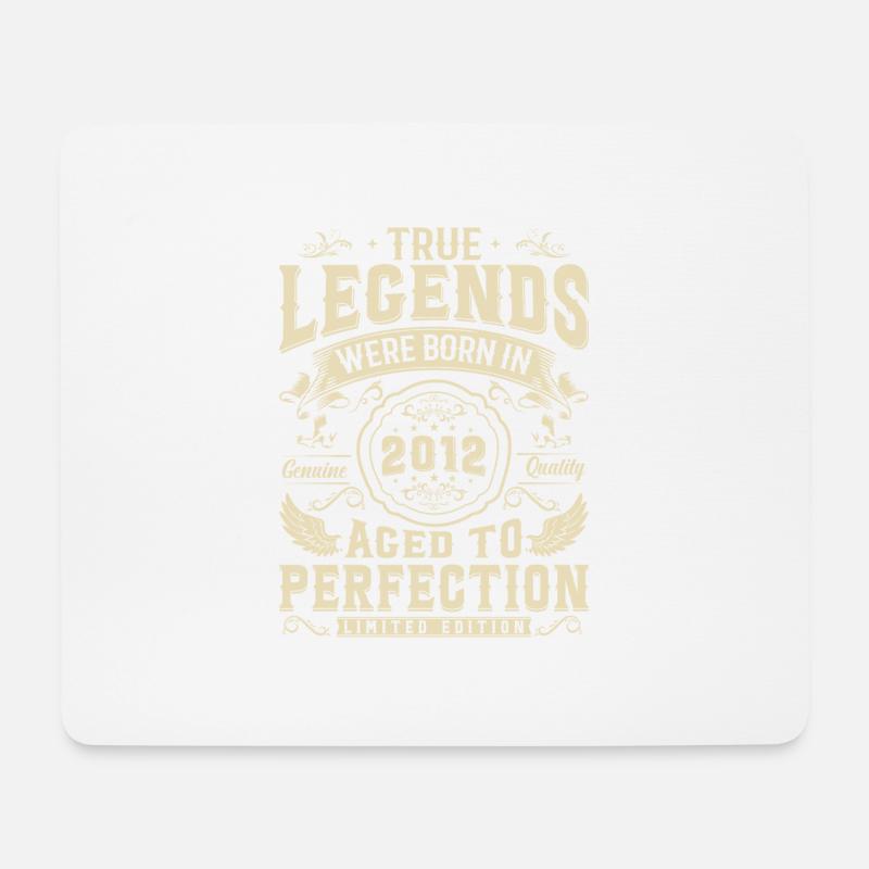 Legendär seit 2012 - Mousepad (Querformat) - Weiß