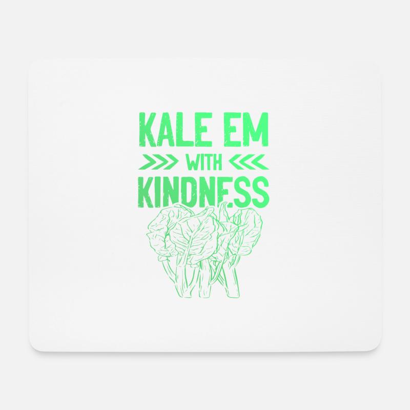 vegan veganer - Mousepad (Querformat) - Weiß