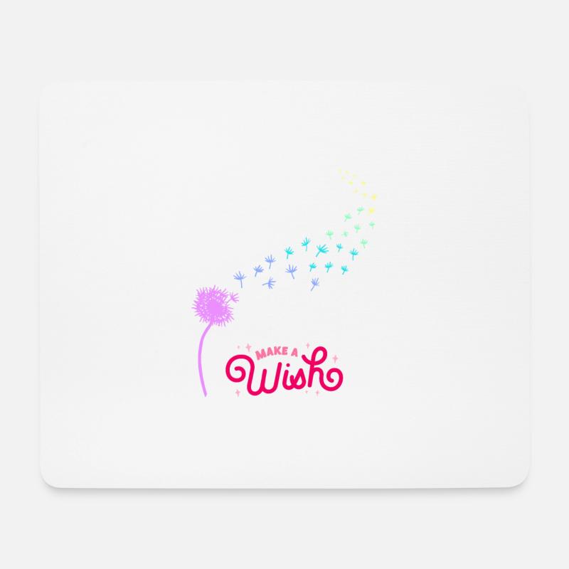 Make A wish - Mouse Pad (horizontal) - white