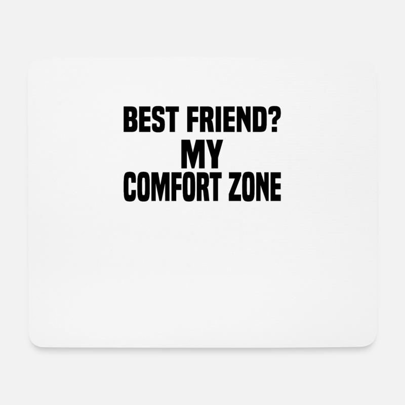 Misanthrop Menschenhasser Asozial Introvertiert - Mousepad (Querformat) - Weiß