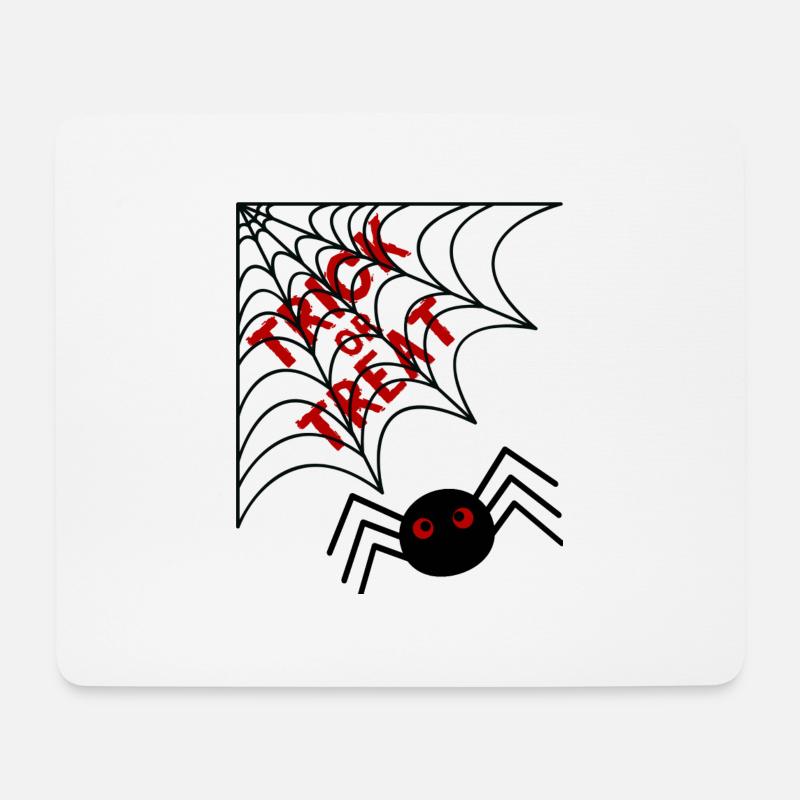 Trick or Treat / Geschenkidee - Mousepad (Querformat) - Weiß
