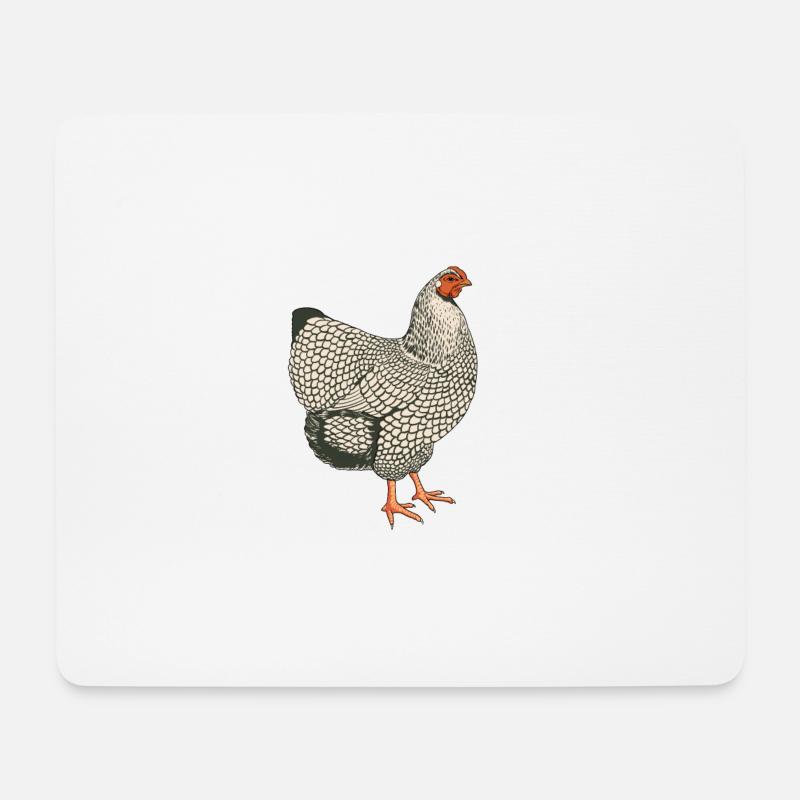 Wyandotte - Mousepad (Querformat) - Weiß